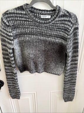 (5/$20) Arizona Jean Company Gray Ombre Crewneck Sweater